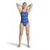 Женский купальник для плавания Arena desert vibes swimsuit booster navy (006638-750) размер 32 синий