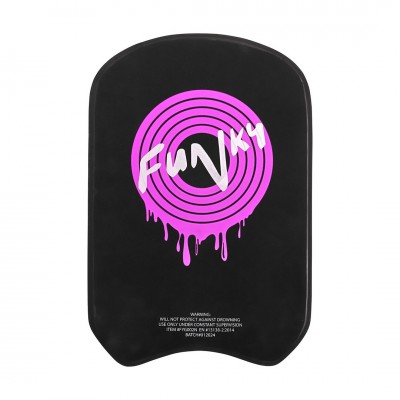 Дошка для плавання Funky Training Kickboard Poppy Long (FYG002N7192500) 42см х 27см чорна