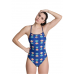Жіночий купальник для плавання Arena desert vibes swimsuit booster navy (006638-750) розмір 32 синій