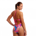 Жіночий купальник Funkita Ladies Tie Me Tight One Piece Just Jungle (FKS036L72081) розмір 10 рожевий
