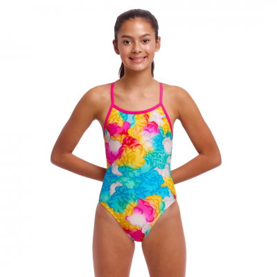 Дитячій купальник Funkita Girl's Single Strap One Piece Cloudy Colours (FKS030G72077) розмір 10 рожевий