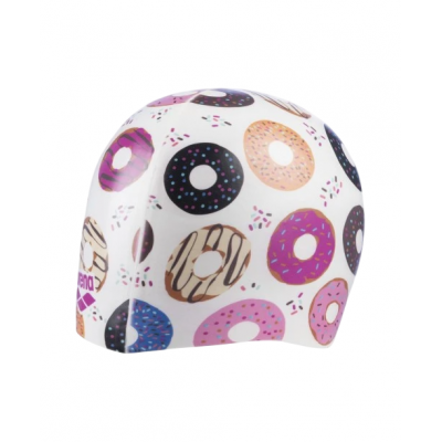 Шапочка для плавання Arena HD CAP (005572-236) біла з пончиками