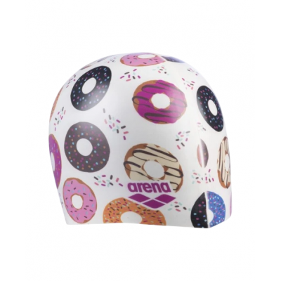 Шапочка для плавання Arena HD CAP (005572-236) біла з пончиками