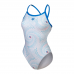Жіночий купальник Arena AIRBRUSH SWIMSUIT CHALLENGE BACK (008598-810) розмір 38 білий