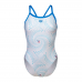 Жіночий купальник Arena AIRBRUSH SWIMSUIT CHALLENGE BACK (008598-810) розмір 38 білий