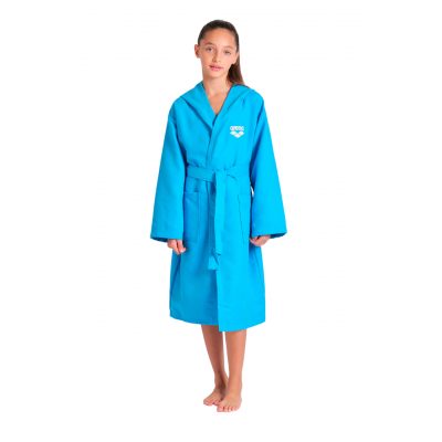 Дитячій халат з мікрофібри унісекс Arena ZEAL JUNIOR ROBE (009042-810) 8-9 років блакитний