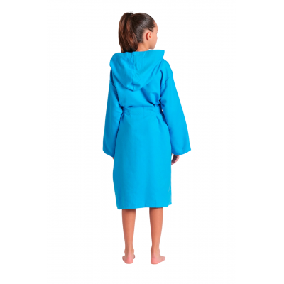 Дитячій халат з мікрофібри унісекс Arena ZEAL JUNIOR ROBE (009042-810) 8-9 років блакитний