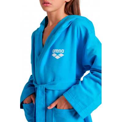 Дитячій халат з мікрофібри унісекс Arena ZEAL JUNIOR ROBE (009042-810) 8-9 років блакитний