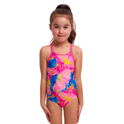 Дитячий купальник для плавання Funkita Toddler Girl's Printed One Piece Just Jungle (FKS022G72081) на 4 років синій