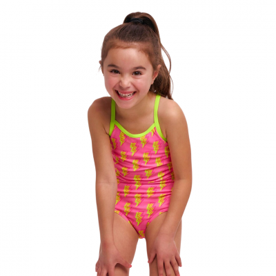 Дитячий купальник для плавання Funkita Toddler Girl's Printed One Piece Stunner (FKS022G72085) на 5 років рожевий