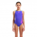 Детский купальник для плавания Arena GRAPHIC SWIMSUIT V BACK (010407-880) размер 8-9 лет синий