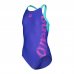 Детский купальник для плавания Arena GRAPHIC SWIMSUIT V BACK (010407-880) размер 12-13 лет синий