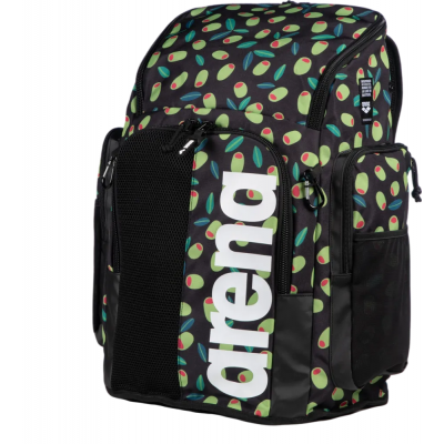 Рюкзак Arena SPIKY III BACKPACK 45 ALLOVER (006272-141) 45L чорний з оливками Рюкзак Arena SPIKY III BACKPACK 45 ALLOVER (006272-141) 45L чорний з оливками