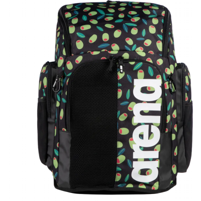 Рюкзак Arena SPIKY III BACKPACK 45 ALLOVER (006272-141) 45L чорний з оливками