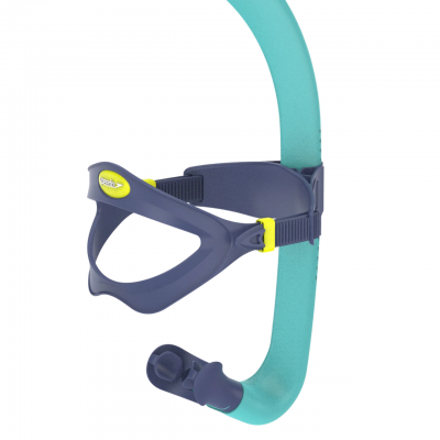 Дихальна трубка для плавання фронтальна Speedo Bullet Head Snorkel (8-753047716243) блакитна Дихальна трубка для плавання фронтальна Speedo Bullet Head Snorkel (8-753047716243) блакитна