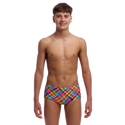 Дитячі плавки Funky Trunks Boy's Sidewinder Trunks Bread Basket (FTS015B72106) розмір 24 (8-9 років)