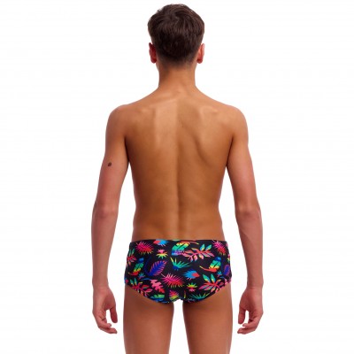 Дитячі плавки Funky Trunks Boy's Sidewinder Trunks Lost Leaf (FTS015B72241) розмір 26 (10-11 років)