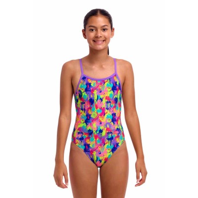 Дитячій купальник для плавання Funkita Girl's Single Strap One Piece Mess Match (FKS030G72251) розмір 12