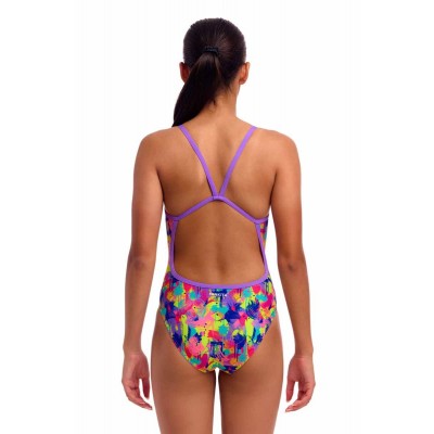 Дитячій купальник для плавання Funkita Girl's Single Strap One Piece Mess Match (FKS030G72251) розмір 12 Дитячій купальник для плавання Funkita Girl's Single Strap One Piece Mess Match (FKS030G72251) розмір 12