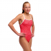 Дитячий спортивний купальник Funkita Girl's Tie Me Tight One Piece Hot Coals (FKS036G72326) розмір 14 червоний