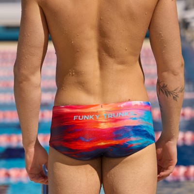 Чоловічі плавки Funky Trunks Men's Sidewinder Trunks Sunset Delight (FTS015M72302) розмір 32 різнокольорові
