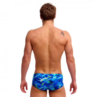 Чоловічі плавки Funky Trunks Men's Sidewinder Trunks Storm Chaser (FTS015M72307) розмір 34 сині