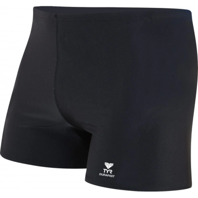Чоловічі плавки TYR Durafast Elite® Men'sSquare Leg Swimsuit - Solid (SQDUS7A-001) чорні розмір 38 (XL) Чоловічі плавки TYR Durafast Elite® Men'sSquare Leg Swimsuit - Solid (SQDUS7A-001) чорні розмір 38 (XL)