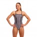 Жіночий купальник для плавання Funkita Ladies Bond Girl One Piece Chain Gang (FKS070L72246) розмір 10 чорно-білий