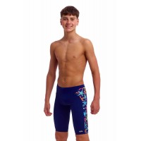 Детские плавки длинные джамеры для плавания Funky Trunks Boy's Starry Night Training Jammers (FTS003B72218) размер 22 (6-7 лет) звездочки