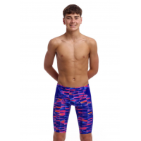 Детские плавки длинные джамеры для плавания Funky Trunks Boy's Warped Waves Training Jammers (FTS003B72222) размер 22 (6-7 лет) Искривленные волны Детские плавки длинные джамеры для плавания Funky Trunks Boy's Warped Waves Training Jammers (FTS003B72222) размер 22 (6-7 лет) Искривленные волны