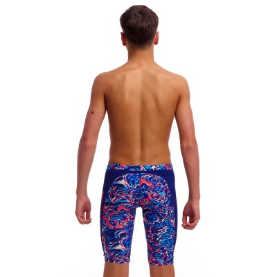 Плавки довгі джамери для плаванння Funky Trunks Boy's Mad Cat Training Jammers (FTS003B72236) розмір 24 (8-9 років) Скажений кіт