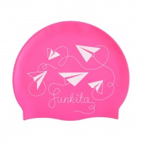Шапочка для плавания Funkita Silicone Swimming Cap Paper Pink (FS997199200) розовая