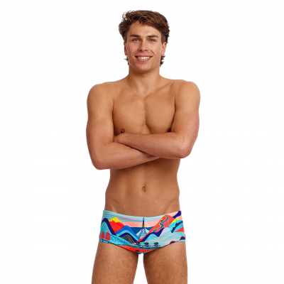Чоловічі плавки Funky Trunks Men's Sidewinder Trunks Vive La Funky (FTS015M71913) розмір 30 блакитні