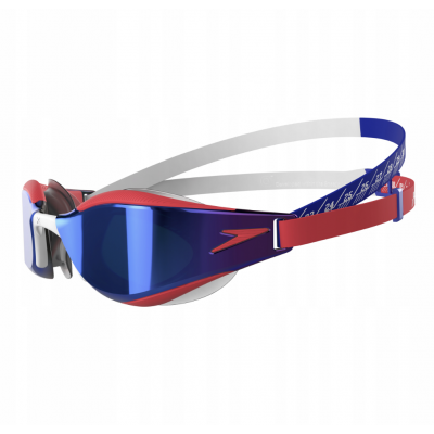 Окуляри для плавання змагальні Speedo Fastskin Hyper Elite Mirror RED/BLUE (8-1281816740) блакитний