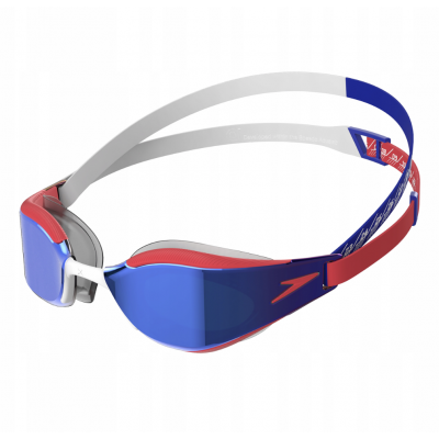Окуляри для плавання змагальні Speedo Fastskin Hyper Elite Mirror RED/BLUE (8-1281816740) блакитний