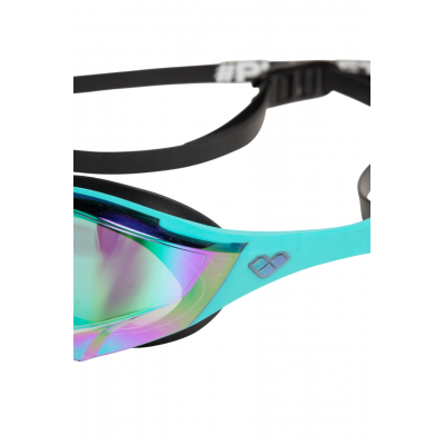 Соревновательные очки для плавания Arena COBRA EDGE SWIPE MR (006870-180) бирюзовый с фиолетовыми линзами
