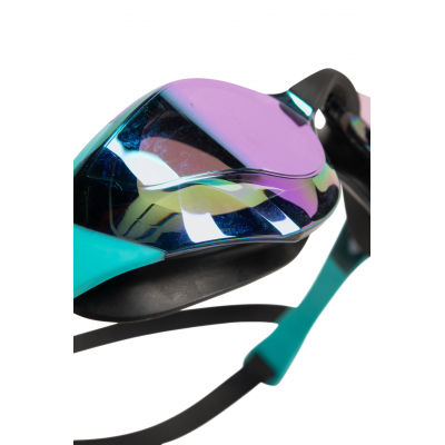 Соревновательные очки для плавания Arena COBRA EDGE SWIPE MR (006870-180) бирюзовый с фиолетовыми линзами