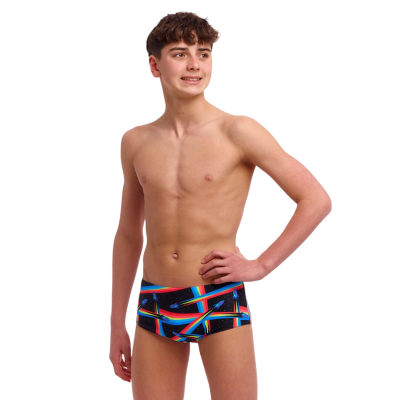 Дитячі плавки Funky Trunks Boy's Sidewinder Trunks Pocket Rocket (FTS015B72072) розмір 28 чорні