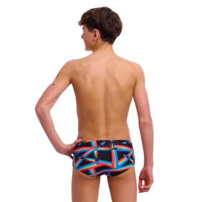 Дитячі плавки Funky Trunks Boy's Sidewinder Trunks Pocket Rocket (FTS015B72072) розмір 28 чорні