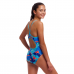Дитячій купальник Funkita Girl's Diamond Back One Piece Lotsa Leaves (FKS033G72080) розмір 12 блакитний