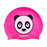 Шапочка для плавания Funkita Silicone Swimming Cap Hey Panda (FS997212200) розовая