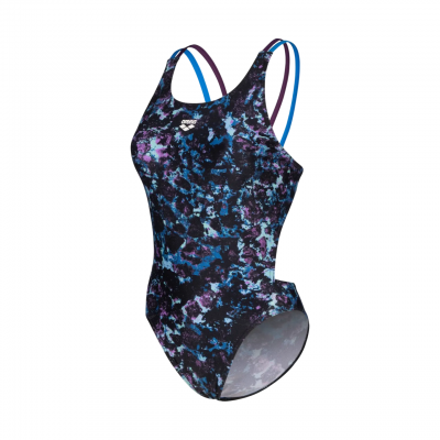 Жіночий купальник Arena Rockin Swimsuit Swim Tech (008159-889) розмір 38 синій