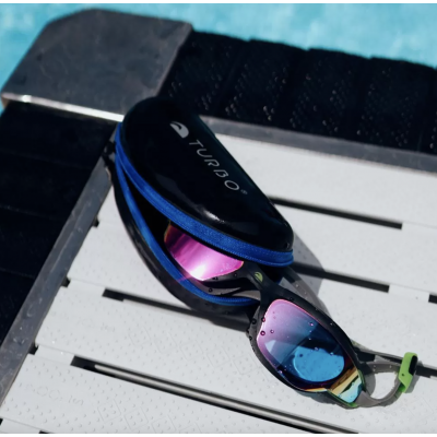 Чохол для окулярів з плавання Turbo Swim Funda De Gafas чорний (93014-0009) синій