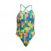 Детский спортивный купальник Funkita Girl's Blocked Dotty Tie Me Tight One Piece (FKS036G71801) размер 14 Желтый