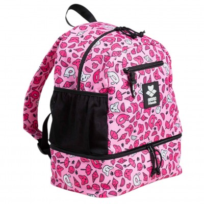 Рюкзак дитячий для плавання Arena TEAM BACKPACK FRIENDS (004339-120) 20 л. рожевий Рюкзак дитячий для плавання Arena TEAM BACKPACK FRIENDS (004339-120) 20 л. рожевий
