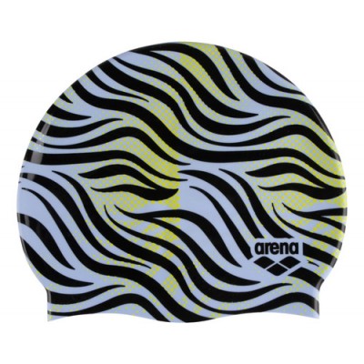 Шапочка для плавания Arena PRINT 2 (1E368-268) синяя