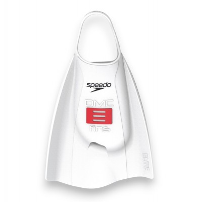Ласти для плавання короткі із відкритою п'ятою Speedo DMC Elite FIN (8-00536200008) білі розмір 40-42 (M-L)
