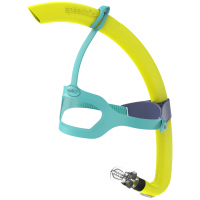 Дитяча дихальна трубка для плавання фронтальна Speedo Junior Bullet Centre Snorkel (8-775311217218) салатова