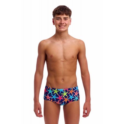Дитячі плавки Funky Trunks Boy's Sidewinder Trunks Starry Night (FTS015B72218) розмір 26 (10-11 років) із зірочками