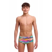 Дитячі плавки Funky Trunks Boy's Sidewinder Trunks Static Stack (FTS015B72069) розмір 26 (10-11 років)